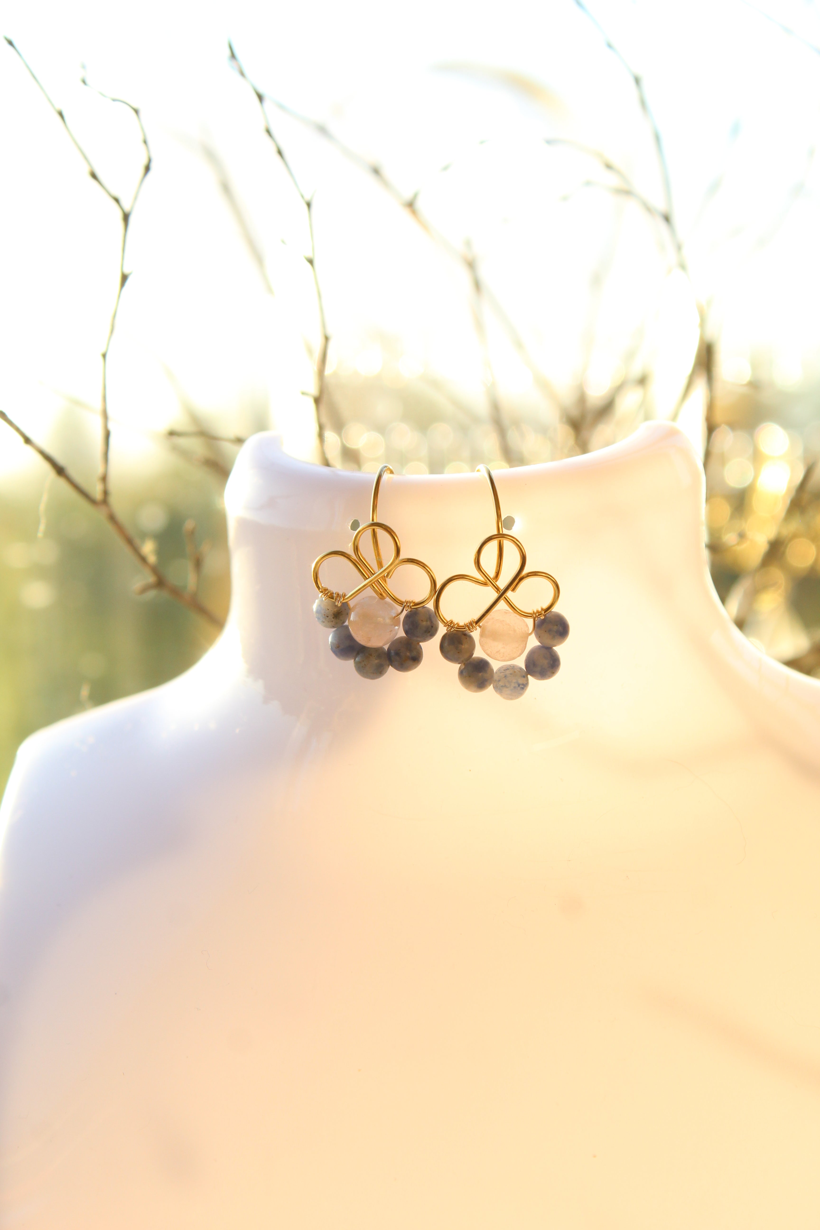 Aurora Cuarzo Rosa y Sodalita