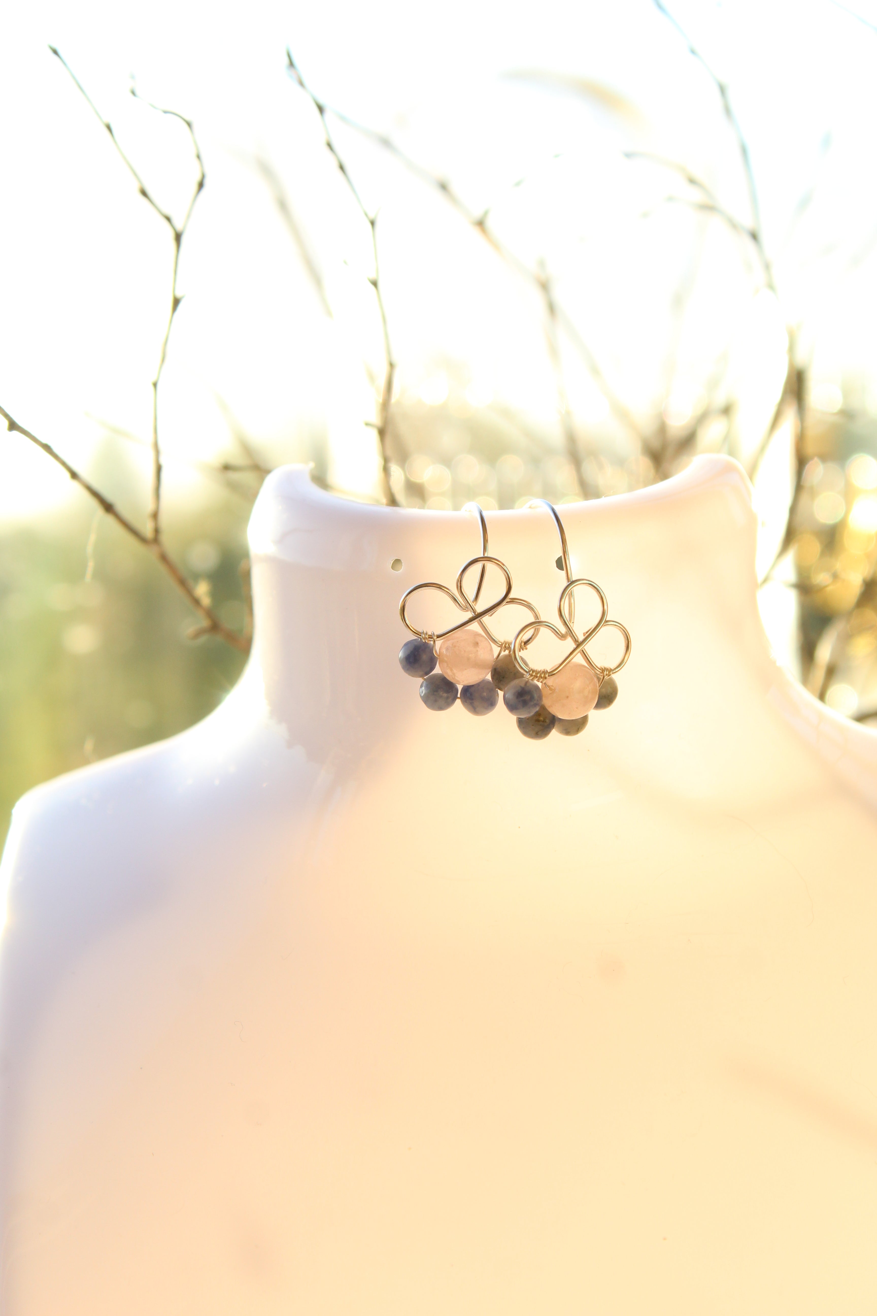 Aurora Cuarzo Rosa y Sodalita